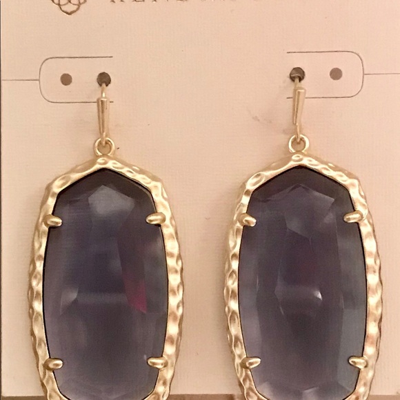 🆕Kendra Scott Earrings NEW with Tag hammered gold - Picture 2 of 5